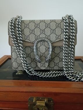 Gucci Supreme Monogram Dionysus Mini Shoulder Bag